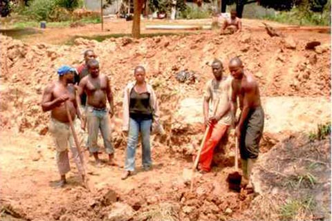 Construction du Centre au Gabon
