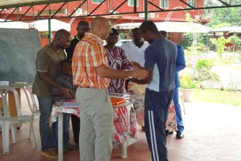 Entrega de diplomas - Abidjan