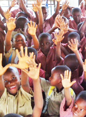 Kids in an Ophanage near Abidjan, Côte d'Ivoire